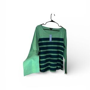 Talbots Vibrant Green Top